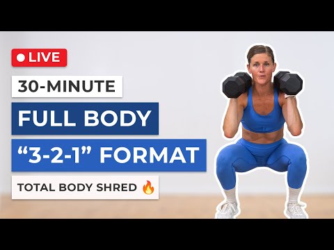 LIVE 30 Minute Full Body Shred Workout
