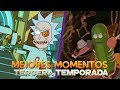 RICK Y MORTY MEJORES MOMENTOS TERCERA TEMPORADA ESPAÑOL ESPAÑA