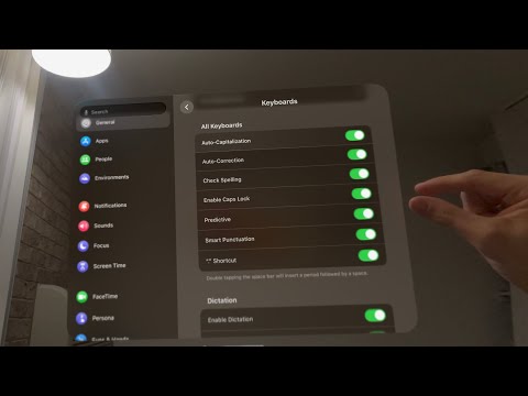 Apple Vision Pro: How to Turn On/Off Auto-Capitalization Tutorial! (For Beginners)