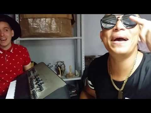Daniyel ensayando con Yoyo Ibarra en la habana