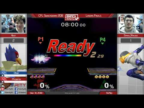 CFL Smackdown Melee 208 - 4est (Falco) vs. SC | Krudo (Sheik) Losers Finals