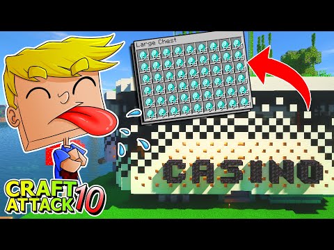 10 Stacks DIAS! Höchster CASINO Gewinn EVER! - Minecraft Craft Attack 10 #98