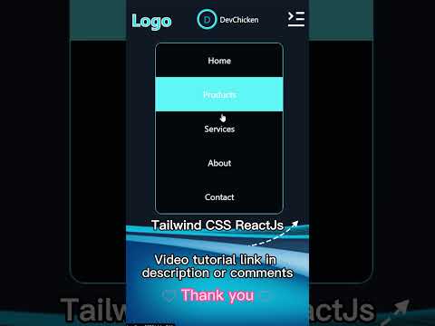 Responsive Navigation Bar #reactjs #tailwindcss #coding #navbar #responsive #shortvideo #shorts
