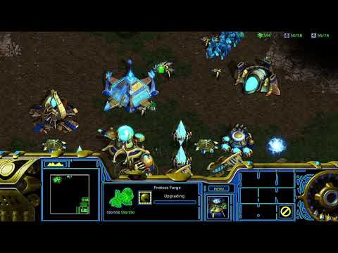 StarCraft Remastered - Episode 3 The Fall - Protoss Campaign [Mission 10 Eye of the Storm + Ending]