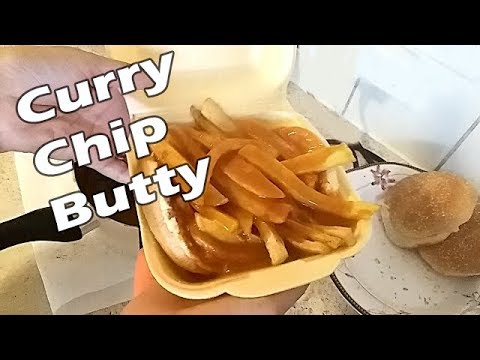 Homemade Curry Chip Butty!