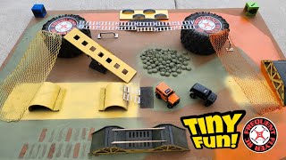 LDARC X43 VS SNT Niva Enano Tiny Crawler Course Track Run