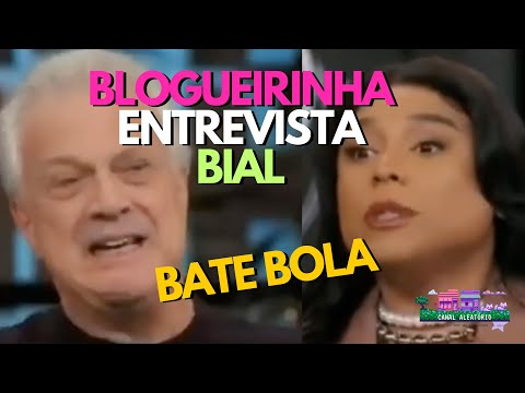 Blogueirinha entrevista Bial no programa dele KK #conversacombial  #blogueirinha #bial