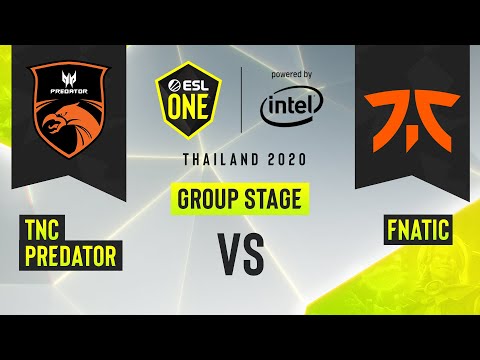 Dota2 - Fnatic vs. TNC Predator - Game 2 - ESL One Thailand 2020 - Group Stage - AS