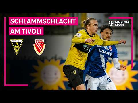 Alemannia Aachen - FC Energie Cottbus, Highlights mit Live-Kommentar | 3. Liga | MAGENTA SPORT