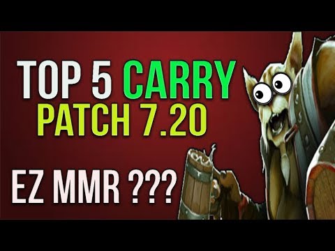 TOP 5 CARRY -  PATCH 7.20 DOTA 2