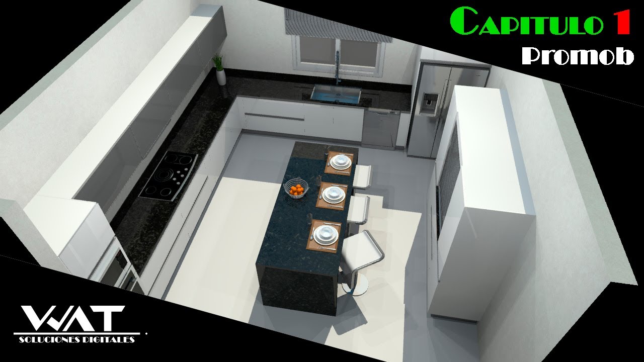 PROMOB Cocinas 3D - Capitulo 1  parte 1
