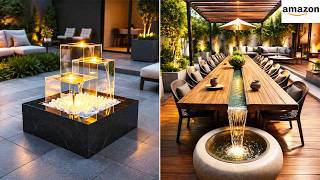 27 Minimalist & Luxury Backyard Furniture For a Modern High End Look!