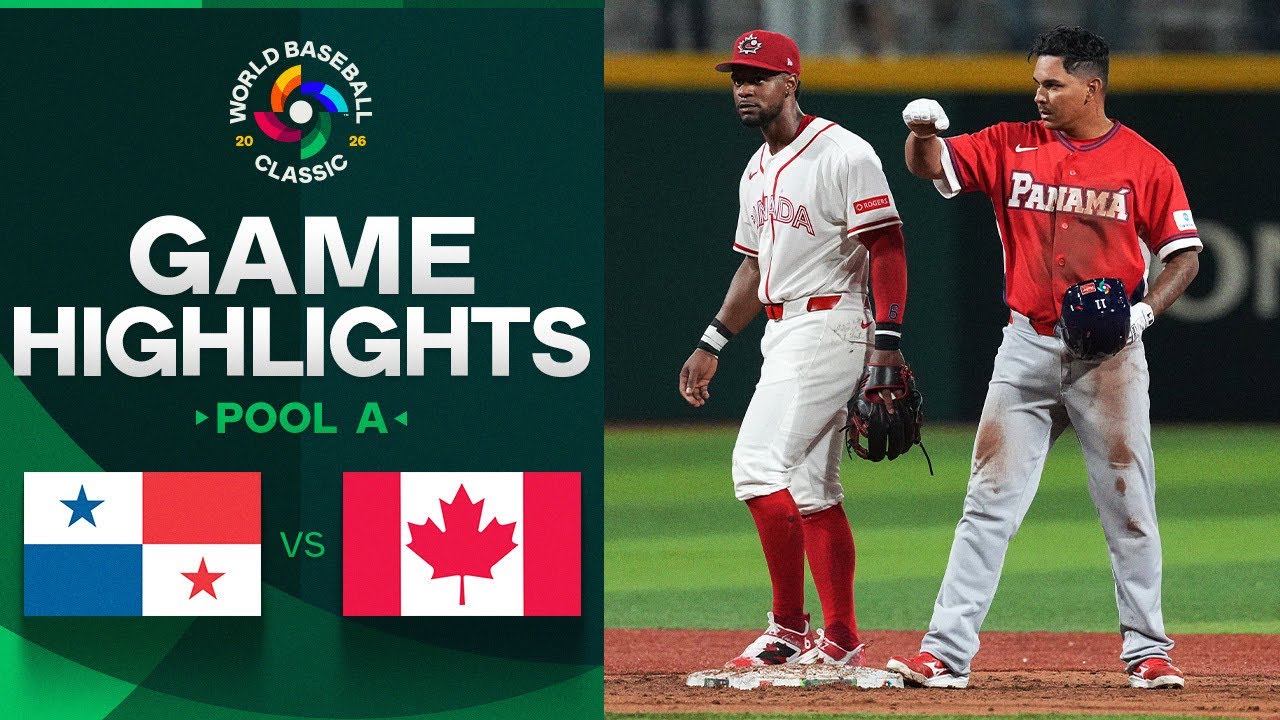 Panama vs. Canada 2026 World Baseball Classic | Game Highlights