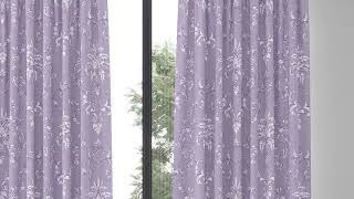 Комплект штор «Лиминтерс (фиолетовый)» — видео о товаре