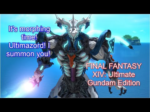 Final Fantasy XIV Shadowbringers: UltimaZord! G-Warrior vs Sapphire Weapon!