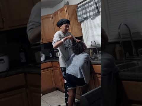 aerial washing Lele hair