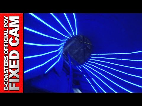 Eurosat Europa Park - Indoor Roller Coaster Back View POV On Ride Mack Rides (Theme Park Germany)