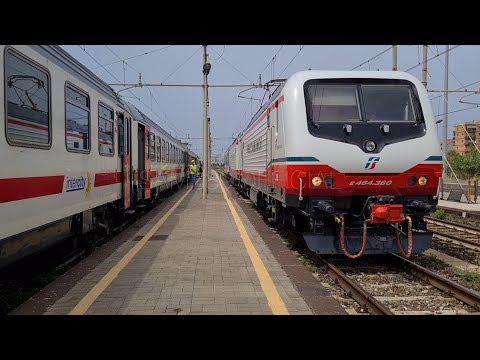 Trasferimento E464.360 + E464.375 Frecciabianca da Roma T.ni alla Sicilia!