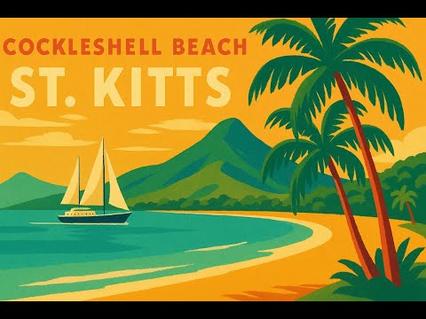 Cockleshell Beach St. Kitts walking tour