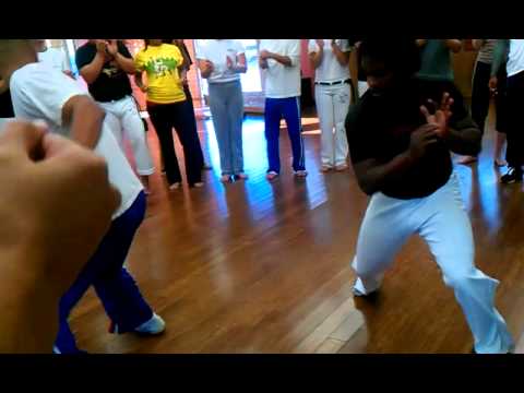 Two Former Marines Showing their Combat skills