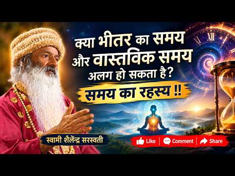 ⏳ क्या भीतर का समय और वास्तविक समय अलग हो सकता है?  समय का रहस्य !!