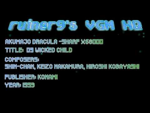 Akumajo Dracula Sharp X68000 OST 09 Wicked Child