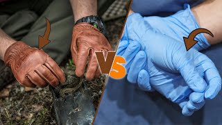 Leather Gloves vs Rubber Gloves - Which Is More Supportive?