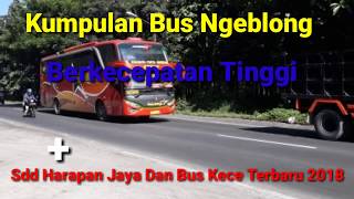 preview picture of video 'Kumpulan Bus Tingkat Harapan Jaya Ngeblong Berkecepatan Tinggi'
