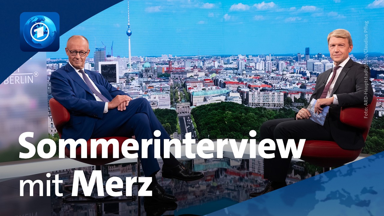 ARD-Sommerinterview mit Friedrich Merz