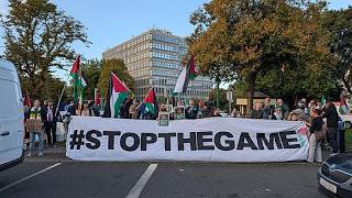 Proteste vor Dubliner Stadion gegen Nations-League-Spiel Irland gegen Israel