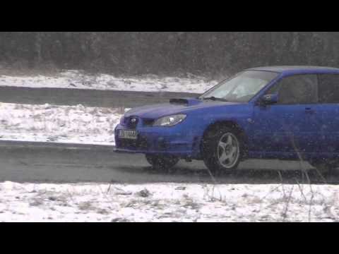 RallySprint Biłgoraj Marzec 2013 Konrad Sadlik Subaru Impreza WRX 1szy przejazd