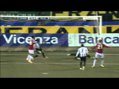 Udinese 1 - 1 AC Milan / Egalistion du Milan !!! But de M.LOPEZ