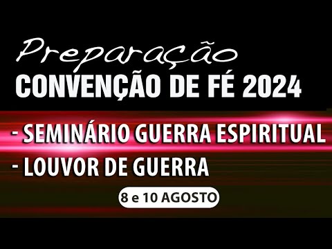 Seminário Guerra Espiritual | 10Ago