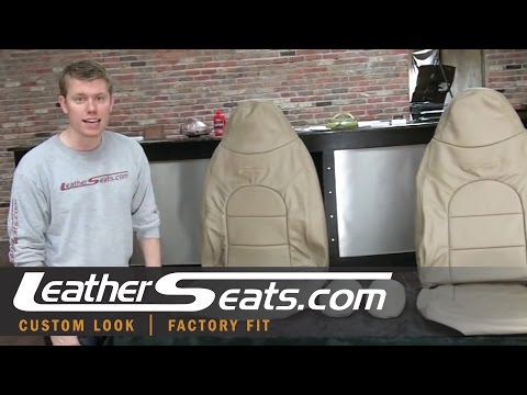 Ford F-250 F-350 Crew Cab Custom Leather Interior Upholstery Upgrade kit - www.LeatherSeats.com