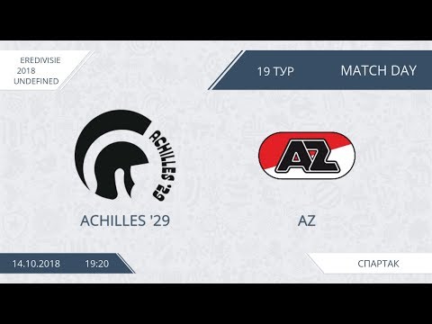 AFL18. Netherlands. Eredivisie. Day 19. Achilles '29 - AZ