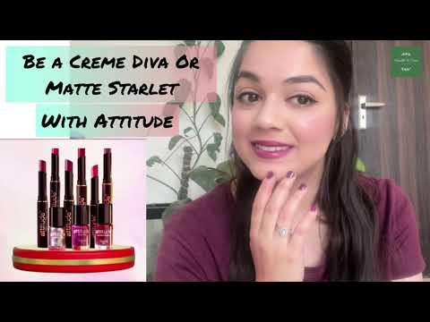 Tutorial | Attitude Lipsticks | Creme and Matte | Nail Paints | Amway