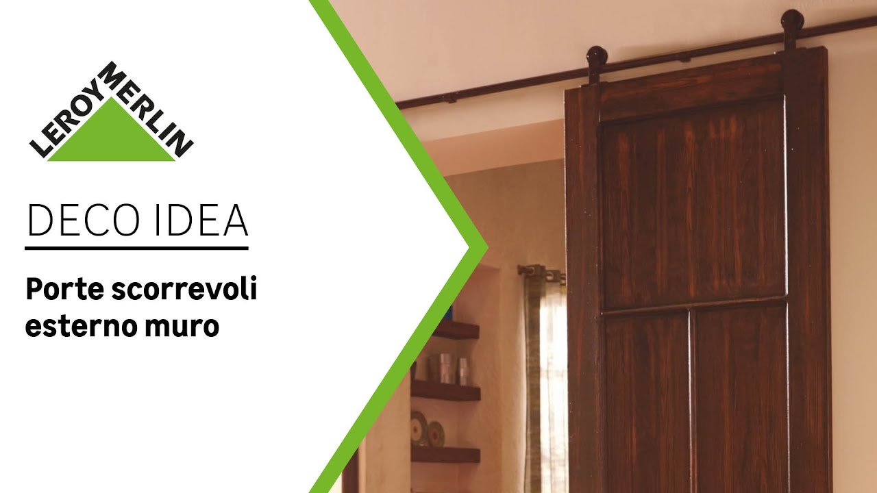 Watch Now Deco Idea: come realizzare una porta scorrevole esterno muro | Leroy Merlin Deco Idea: come realizzare una porta scorrevole esterno muro | Leroy Merlin