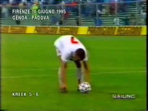 Spareggio Serie A 1994-1995 Padova-Genoa Ultimo Rigore Commento Gildo Fattori