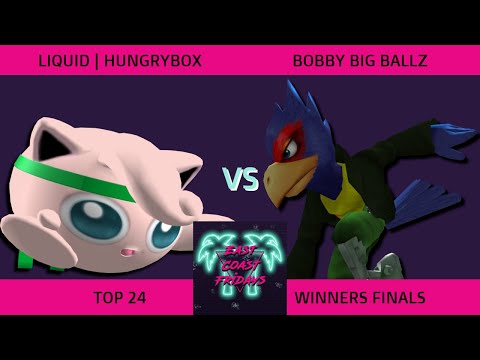 Liquid | Hungrybox (Jigglypuff) vs. bobby big ballz (Falco) - ECF 176 Top 24 Winners Finals SSBM