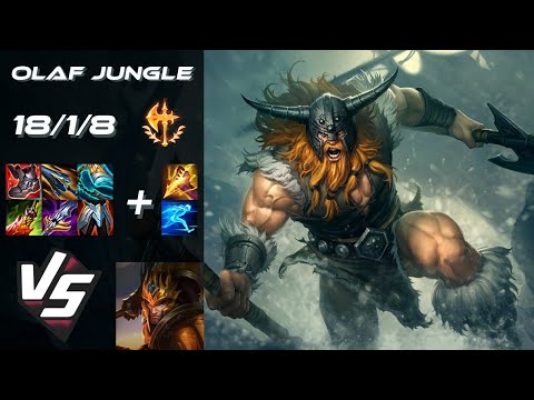 JUNGLE Olaf vs Jarvan IV - EU Challenger Patch 25.S2.5