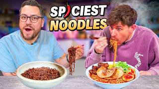 We Tried Insanely Spicy Noodle Dishes… And Each Round Got Hotter