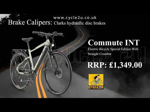 Commute Int Electric Bicycle Special Edition With Straight Crossbar