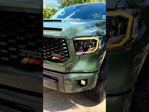 new sequential LED headlights for my Tundra TRD pro