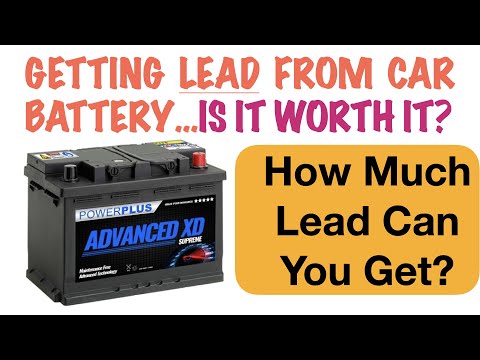 HOW TO GET LEAD FROM A CAR BATTERY