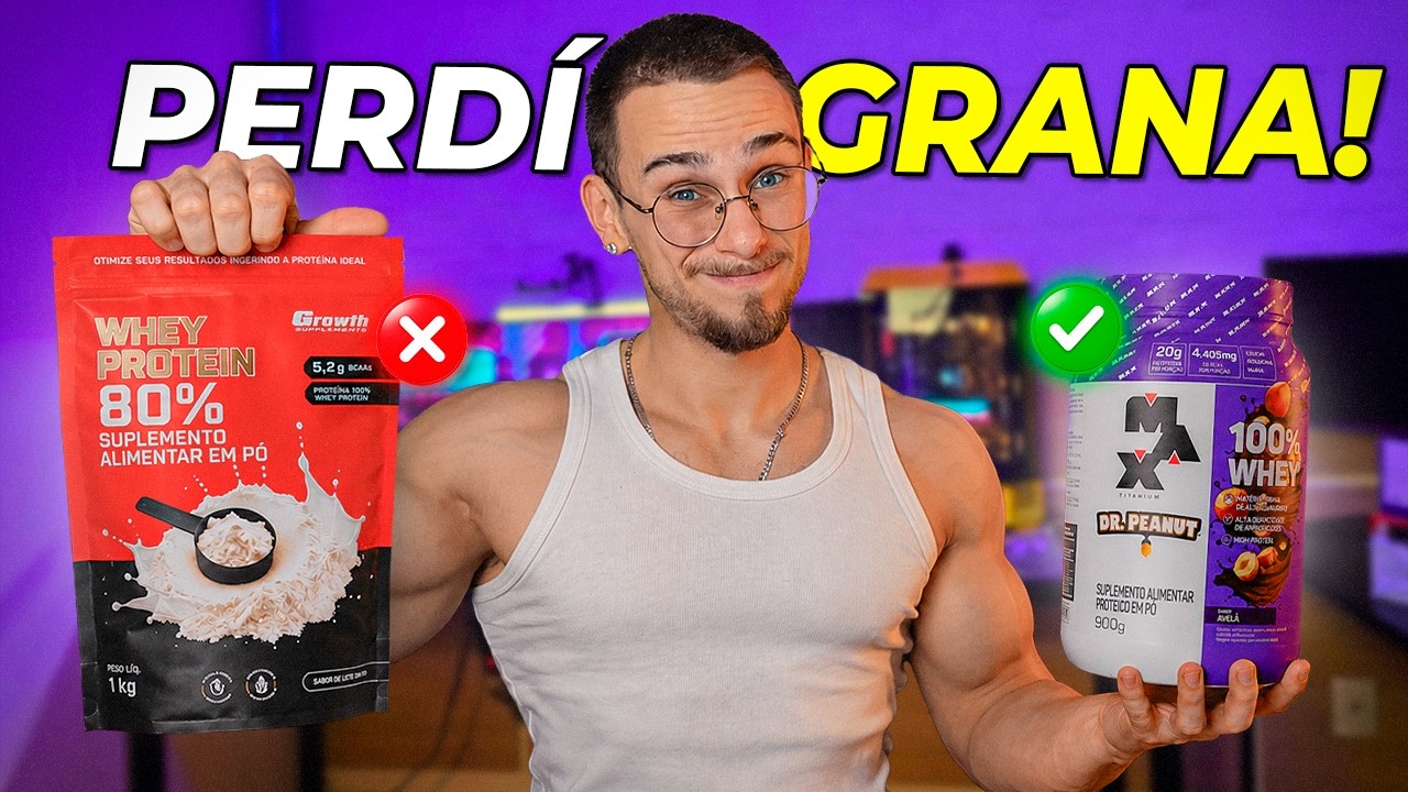 Miniatura da avaliação em vídeo de Suplemento Max Titanium Whey Pro Concentrado 1kg Baunilha Titânio