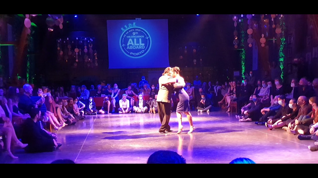 Roque Castellano e Giselle Atica no 9° Milongueros All Aboard em 26/11/21 - IV/IV.