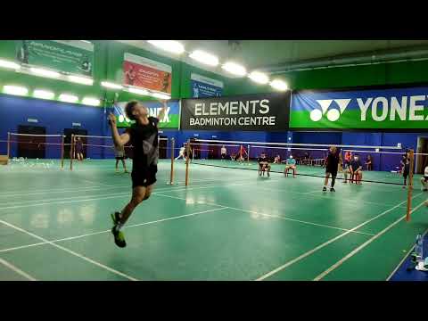 Element Badminton Final Boy Single U18 Tournament - Ariffin Zakaria Vs Darrel Chew