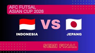 Download lagu Full Highlight • INDONESIA 🇮🇩 (5)-(3) 🇯🇵 JEPANG | Semifinal AFC Futsal Asian Cup 2026 #acfutsal2026  mp3
