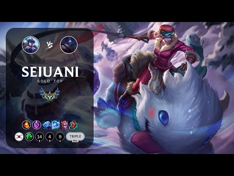 Sejuani Top vs Jax - KR Challenger Patch 12.21