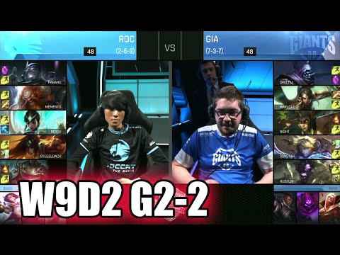 GIANTS vs ROCCAT | Game 2 S6 EU LCS Summer 2016 Week 9 Day 2 | GIA vs ROC G2 W9D2 1080p